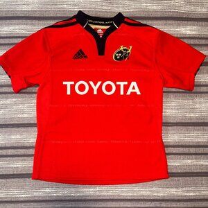 NWOT Boy's Vintage Munster Rugby Adidas Toyota Jersey - Soccer Football Sz Med